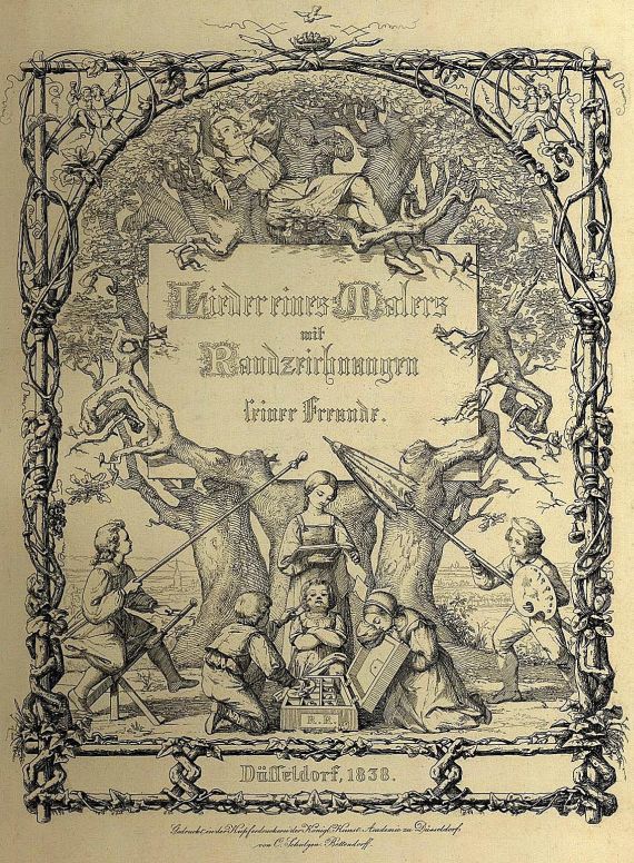 Rudolf Reinick - Lieder eines Malers. 1838.