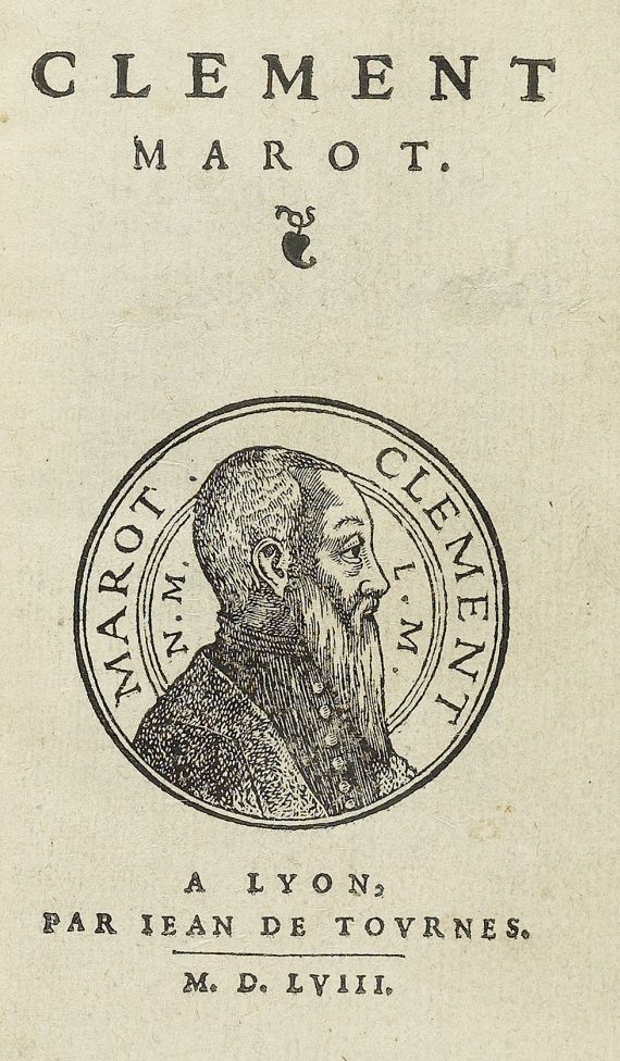 Clément Marot - Oeuvres. 1558.