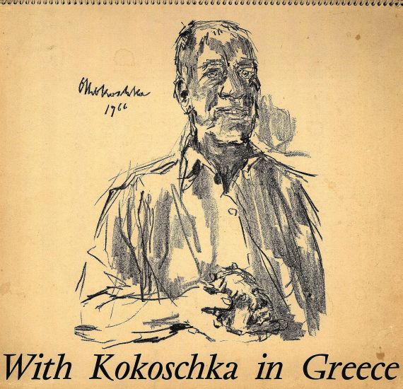 Oskar Kokoschka - With Kokoschka in Greece mit 1 Orig.-Zeichnung