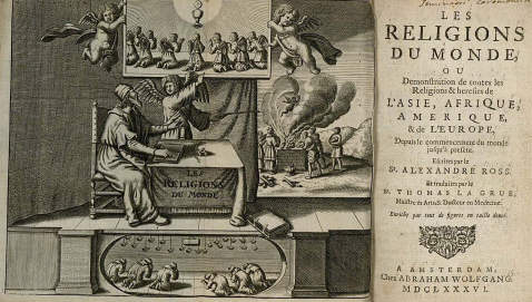 Ernst Jünger - Eigh. Vermerk in: Les religions du monde. 1686