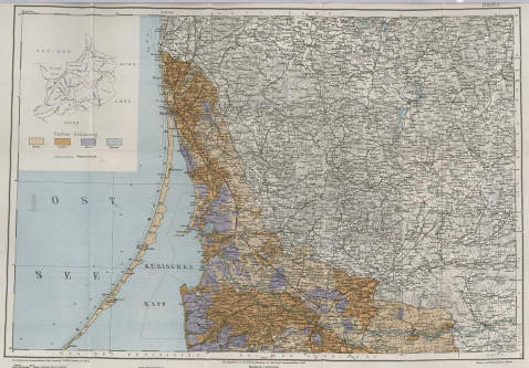 Militär-Karten - Land östlich der Weichsel, 10 Karten
