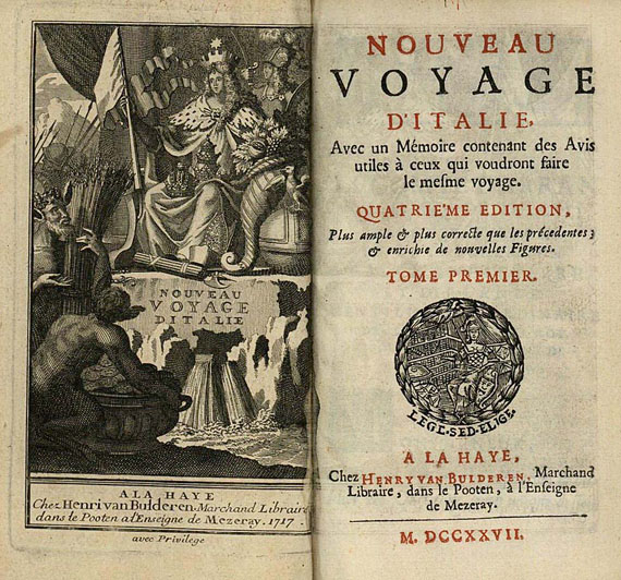   - Nouveau voyage, 4 Bde. 1727