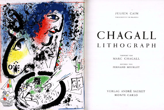 Marc Chagall - Mourlot, F., Chagall Lithograph. 6 Bde. 1974-1979