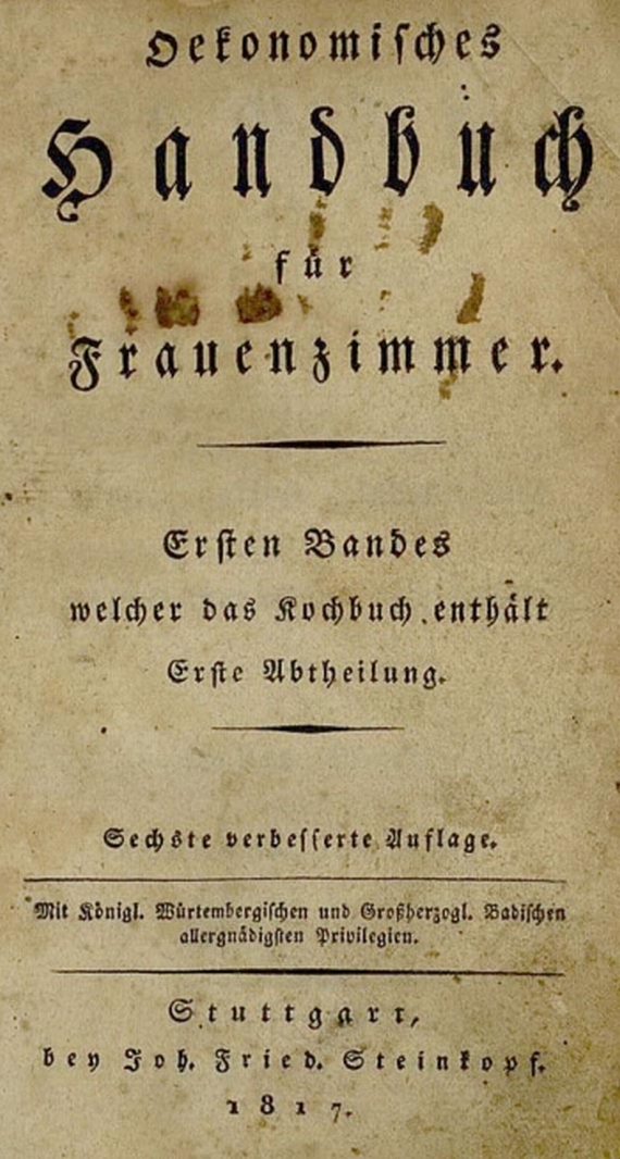 F. L. Löffler - Oekonomisches Handbuch für Frauenzimmer. 2 Bde. 1792