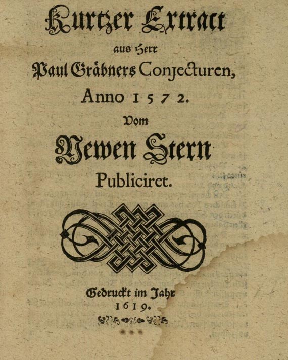 Paul Graebner - Kurtzer extract . 1619
