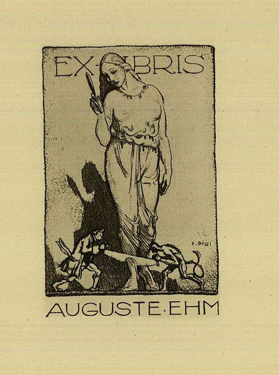 Exlibris - Exlibris, 2 Bde. 1922-23.