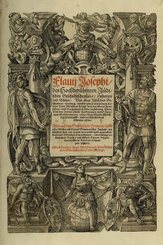 Flavius Josephus - Historien und Bücher 1581.