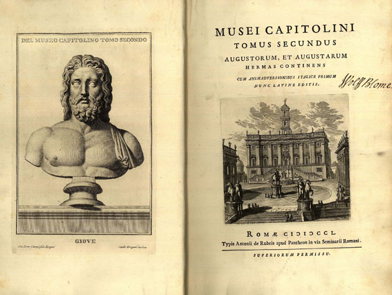   - Musei Capitolini, 2 Bde. 1748.