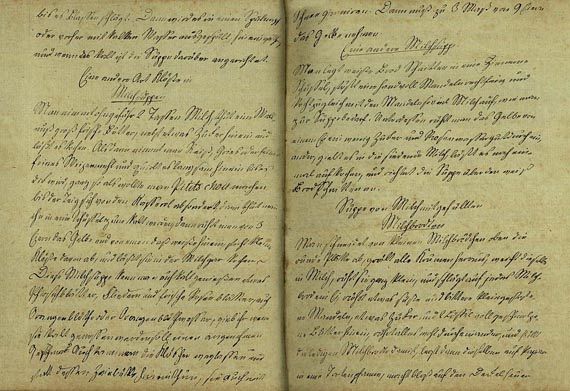 Kochbuch - Handschr. Kochbuch, um 1800. (41)