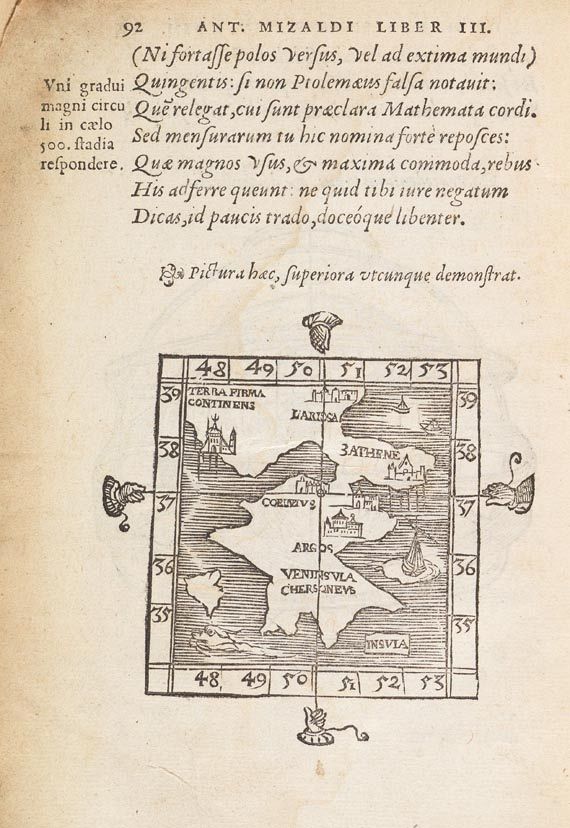 Antoine Mizauld - Mizaldi Monluciani, Mundi sphaera. 1552 (2)