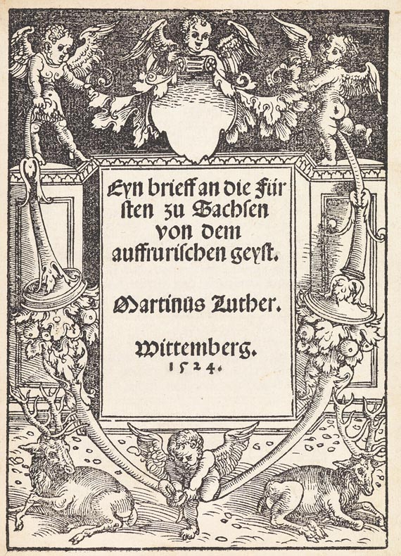 Martin Luther - Eyn brieff an die Fürsten. 1524