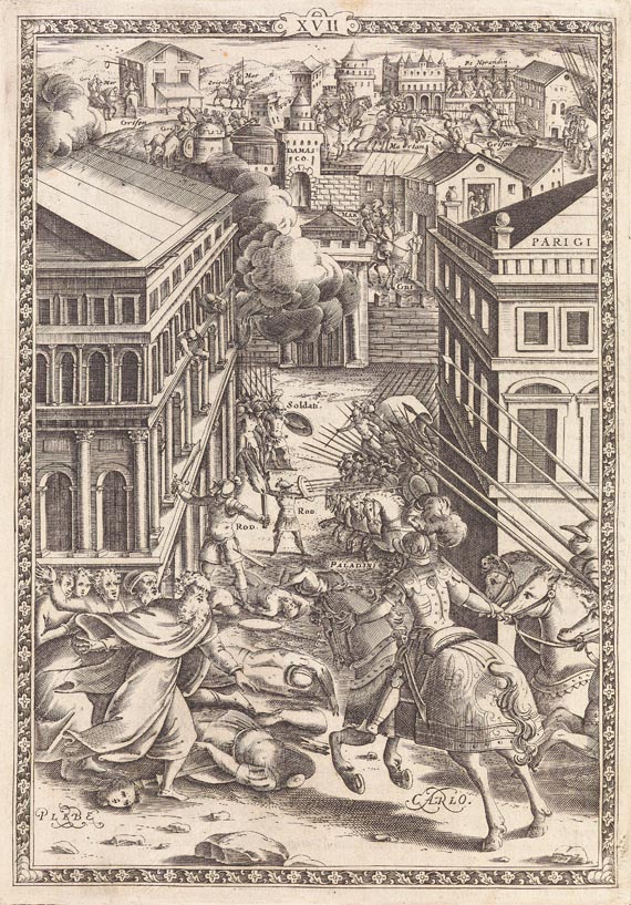 Ludovico Ariosto - Orlando Furioso. Mailand 1584.