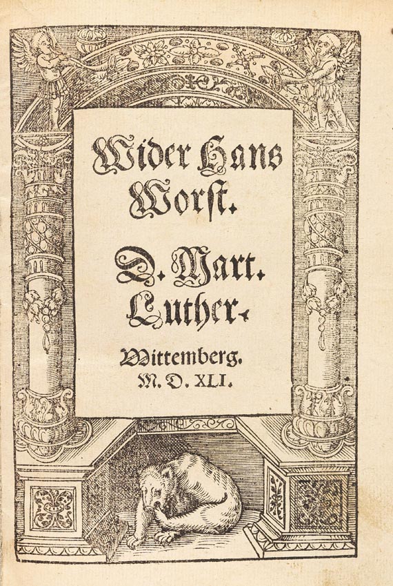 Martin Luther - Hans Worst 1541