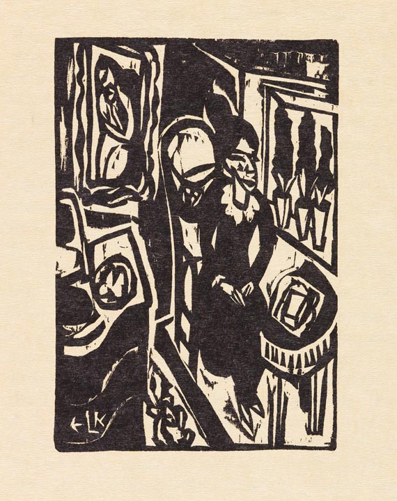 Ernst Ludwig Kirchner - Döblin, Alfred, Das Stiftsfräulein, Schnitte von Kirchner 1913