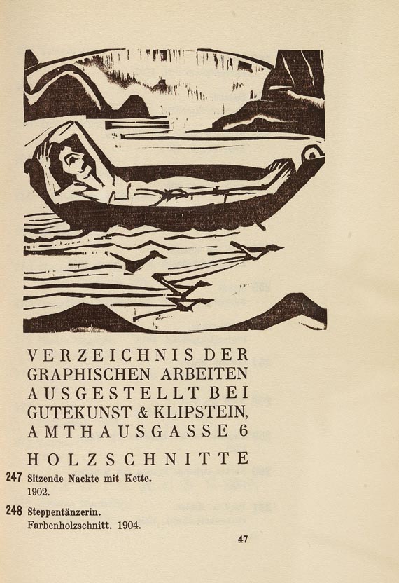 Ernst Ludwig Kirchner - Ausstellung 1933