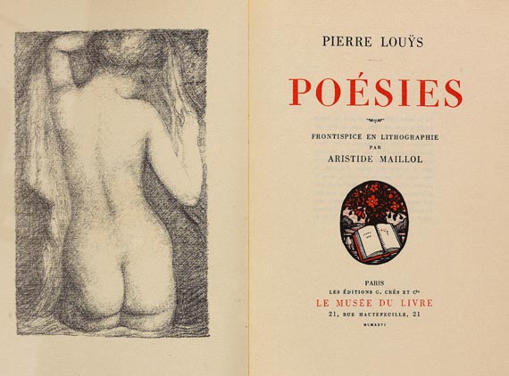 Aristide Maillol - Louys, Pierre, Poésies (1926)