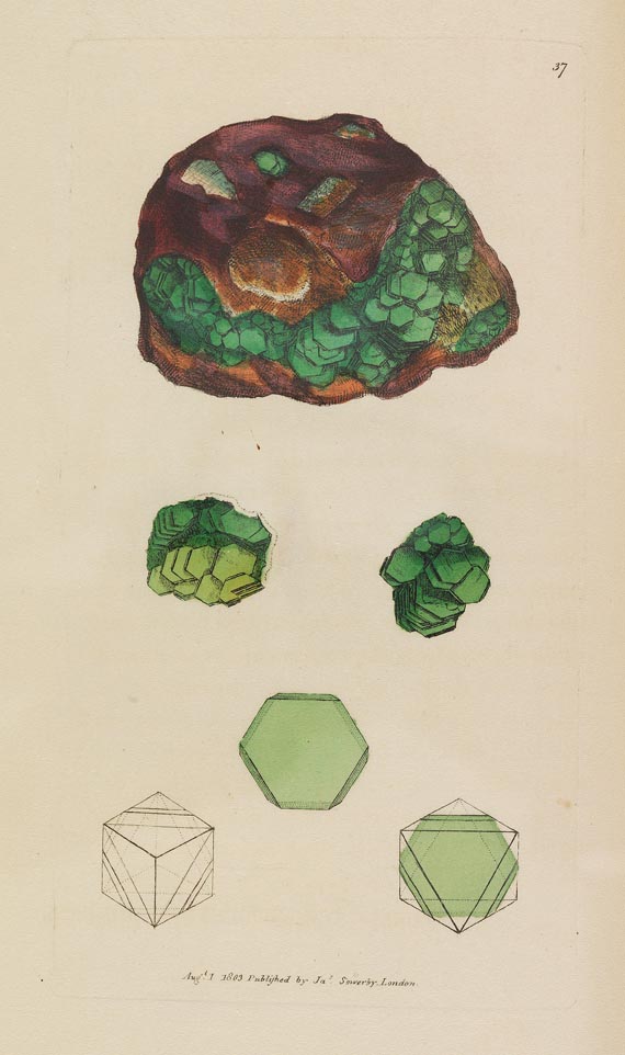 James Sowerby - British Mineralogy, Bd. 1, 1804