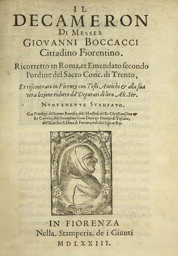 Giovanni Boccaccio - Il Decameron. 1573