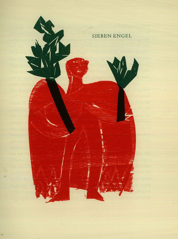 HAP Grieshaber - Sieben Engel. 1962