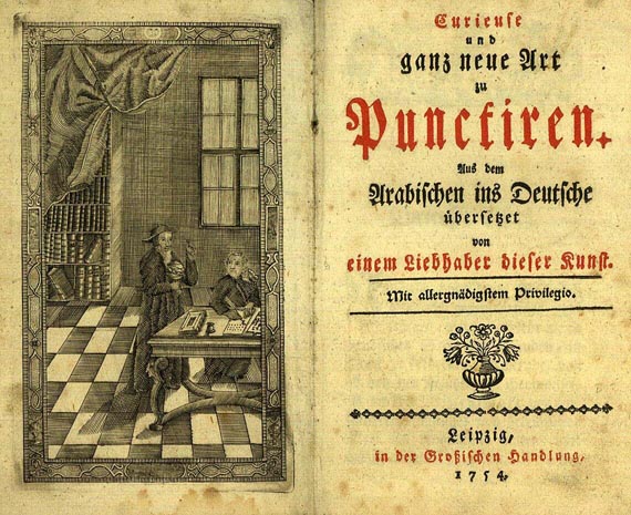 Curieuse und ganz neue Art zu Punctiren - Curieuse und ganz neue Art zu Punctiren. 1754