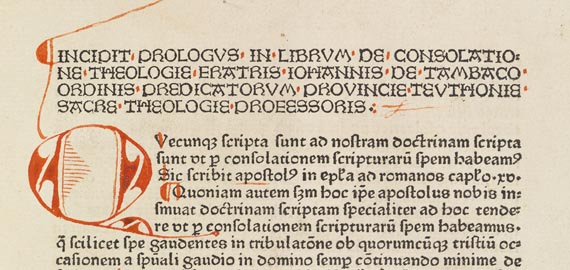   - Johannes de Tambaco: Consolatio theologiae (1466)