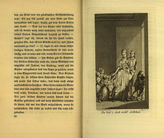 Daniel Chodowiecki - Goethe: Leiden des jungen Werther (1910)