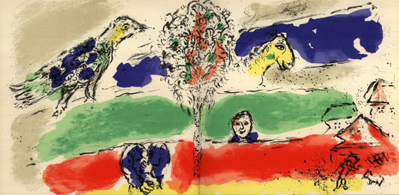 Marc Chagall - Konvolut aus 3 Werken (Keramiken, Biblische Botschaft, Mandiargues). 1972-75.