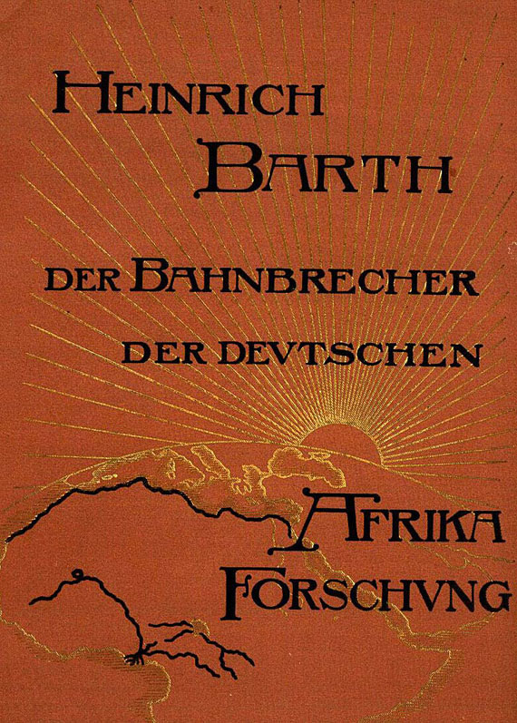 Heinrich Barth - Schubert, G., Heinrich Barth. 1897 (mit Visitenkarte von Schubert)