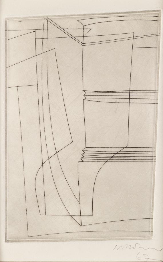 Ben Nicholson - Zeichnungen, Gemälde, Reliefs. 1969