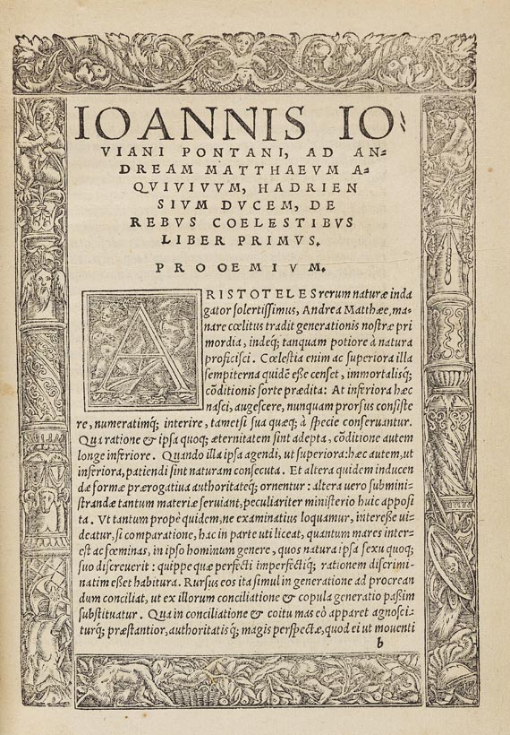 Johannis Pontanus - Librorum omnium. Bd. III (von 3). 1538.