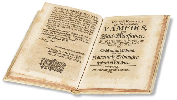 Johann Christian Fritsche - Von denen Vampyren. 1732