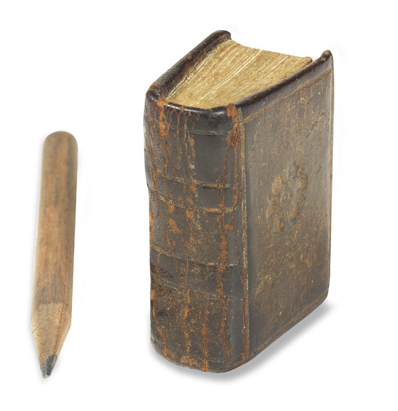 Biblia germanica - Miniaturbuch Bibel. 1705