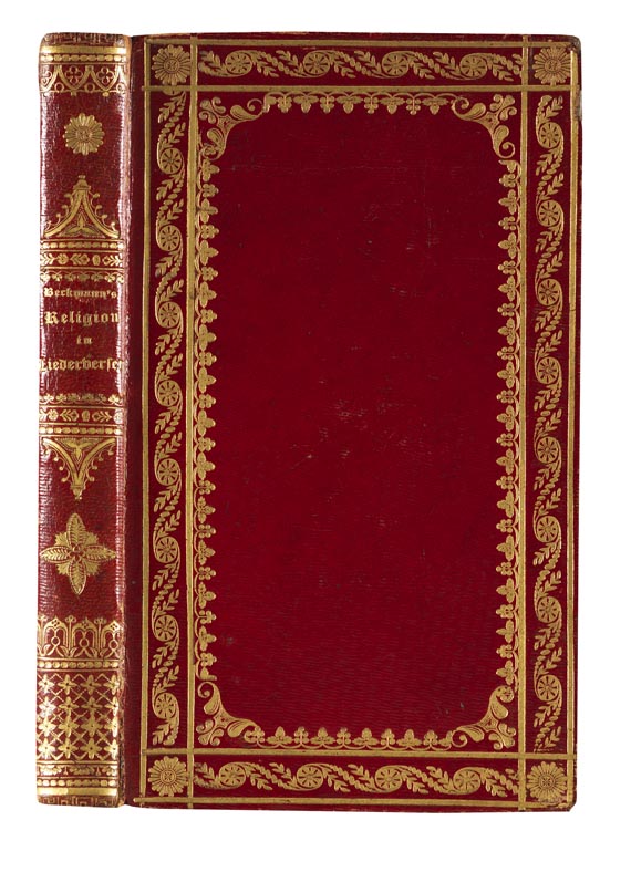 Carl Beckmann - Religion in Liederversen. 1838 - Cover