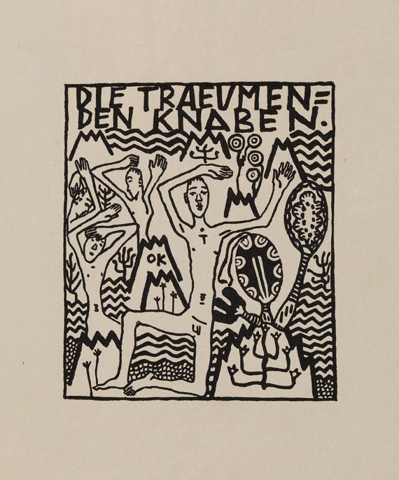 Oskar Kokoschka - Die träumenden Knaben