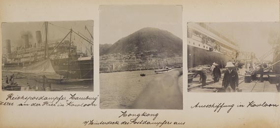 Reisefotografie - Reisefotografie Hongkong/China, 3 Alben. 1900-03 und 1935-37.