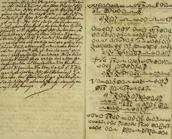  Freimaurer - Handschrift Freimaurer. Um 1779.