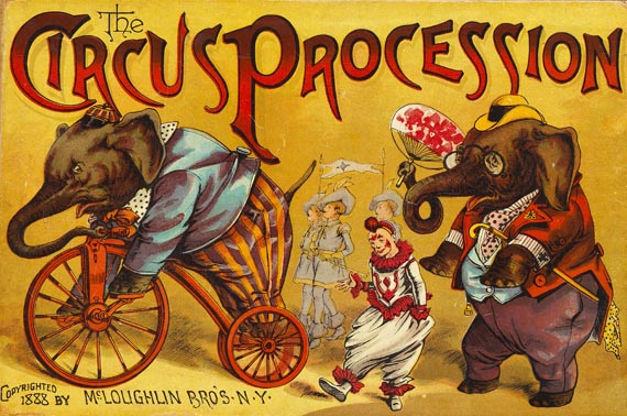 Circus procession - The circus procession. 1888 (L Nr. 15)