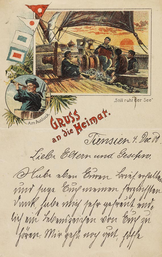 Boxeraufstand - China und der Boxeraufstand. Briefe. 1900-01.