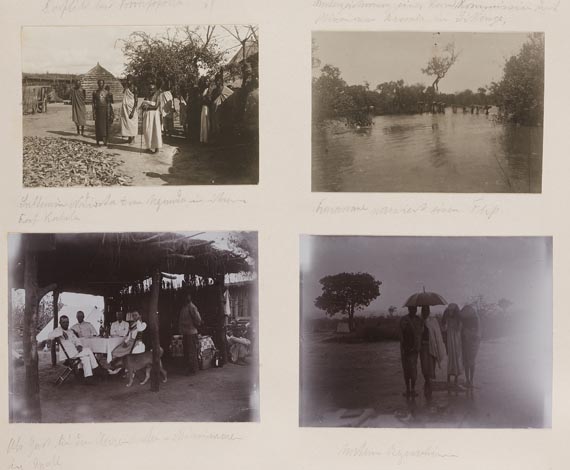 Reisefotografie - Fotoalbum Tansania. 1907.