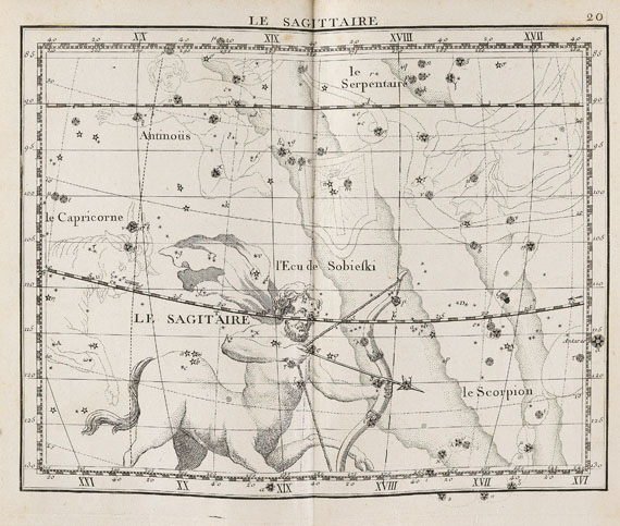John Flamsteed - Atlas Céleste. 1776