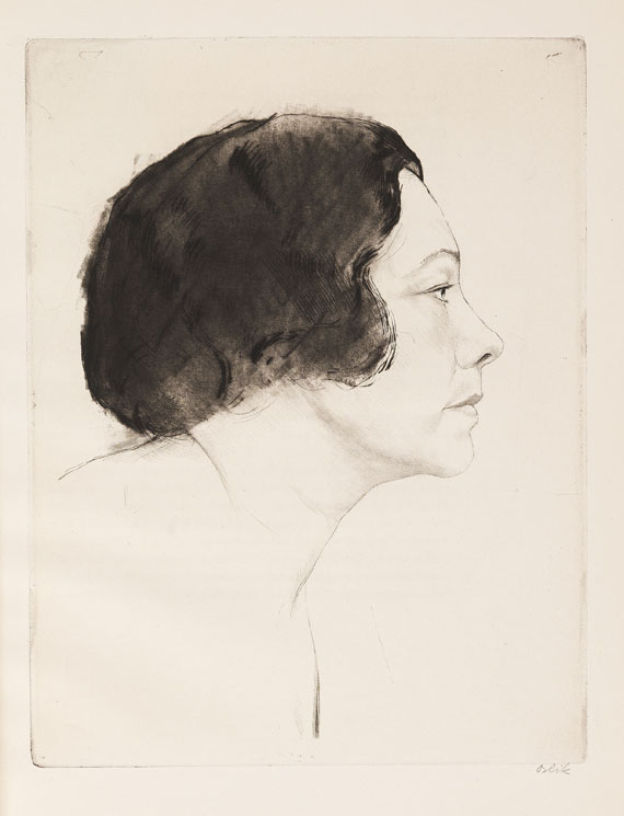 Emil Orlik - Tilla Durieux. Spielen und träumen, 1922.