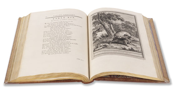 Jean de la Fontaine - Fables. 4 Bde. 1755-1759.