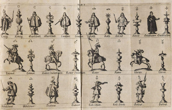 Christoph Weickhmann - New-erfundenes Königs- Spiel. 1664. - 