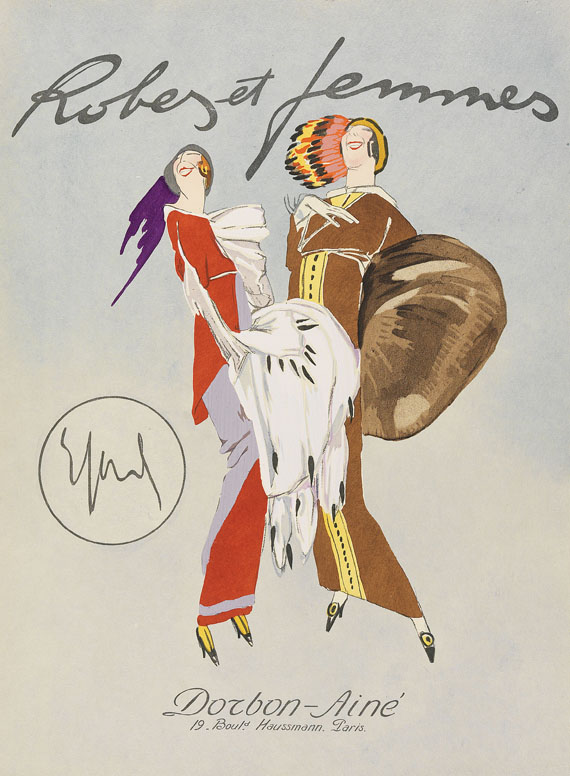Enrico Sacchetti - Robes et femmes. 1913.