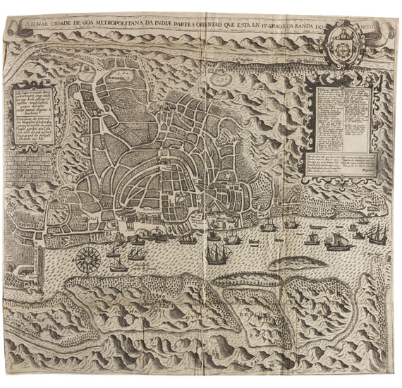Jan Huygen van Linschoten - Histoire de la navigation. 1610