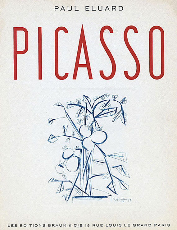 Paul Eluard - Picasso. 1952.