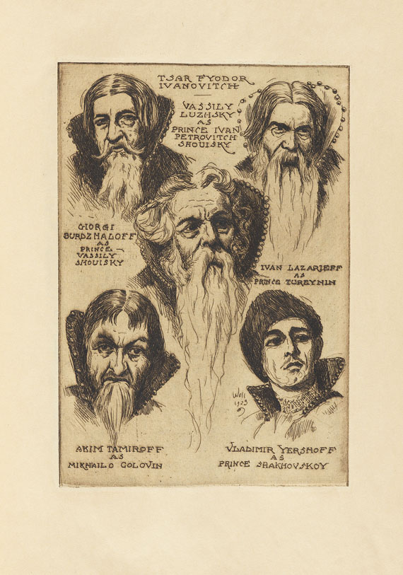 Bernhardt Wall - Sayler, M., The Russian players. 1923.