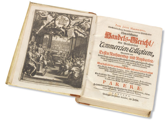 Paul Jacob Marperger - Handels-Bericht oder ... Commercien-Collegium. 1709. - 