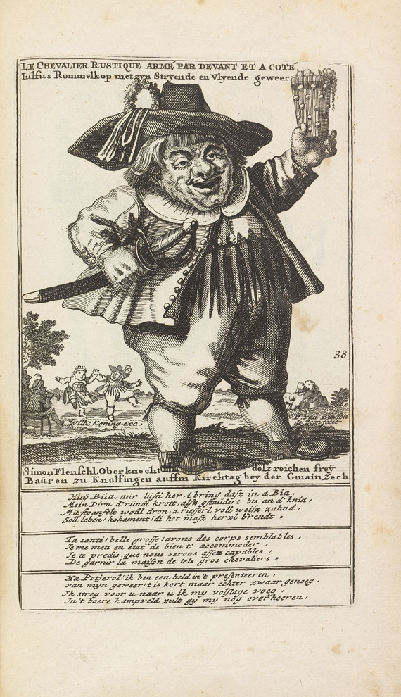 Jacob Callot - Il Calotto resuscitato oder Neu eingerichtes Zwerchen Cabinet. 1716 - 