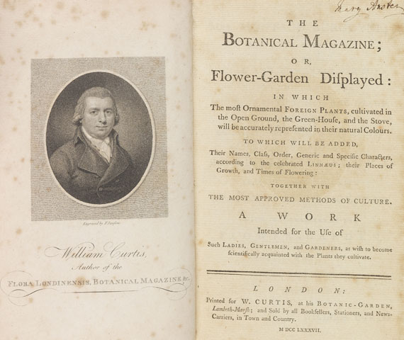 William Curtis - The Botanical Magazine. 46 Bde. 1787-1842. - 